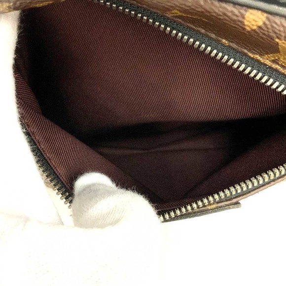 Louis Vuitton Josh Monogram Macassar Leather Back Popular Pack Bag Black Brown - Picture 7 of 11